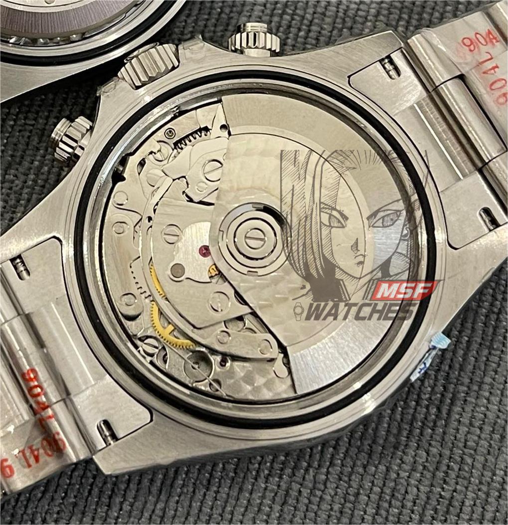 Rolex Cosmograph Daytona Series m116503-0001, two-tone gold case white dial and steel bracelet, 40mm size.