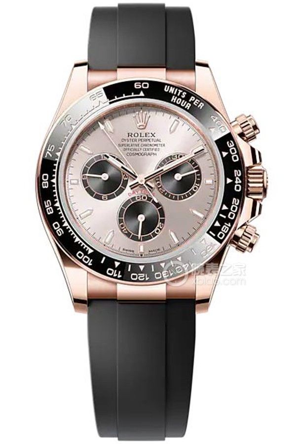 Rolex Cosmograph Daytona Series m126515ln-0006, Rose Gold Case Pink Dial Ceramic Bezel, 40mm Size.