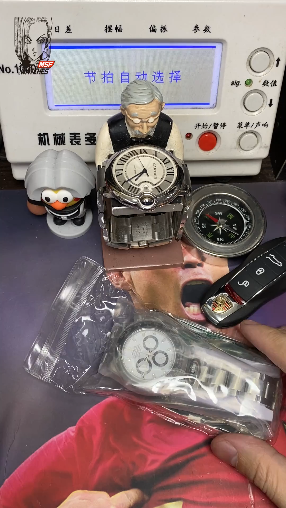 Rolex Cosmograph Daytona Series m116500ln-0001. a black and white panda color scheme, 40mm size.