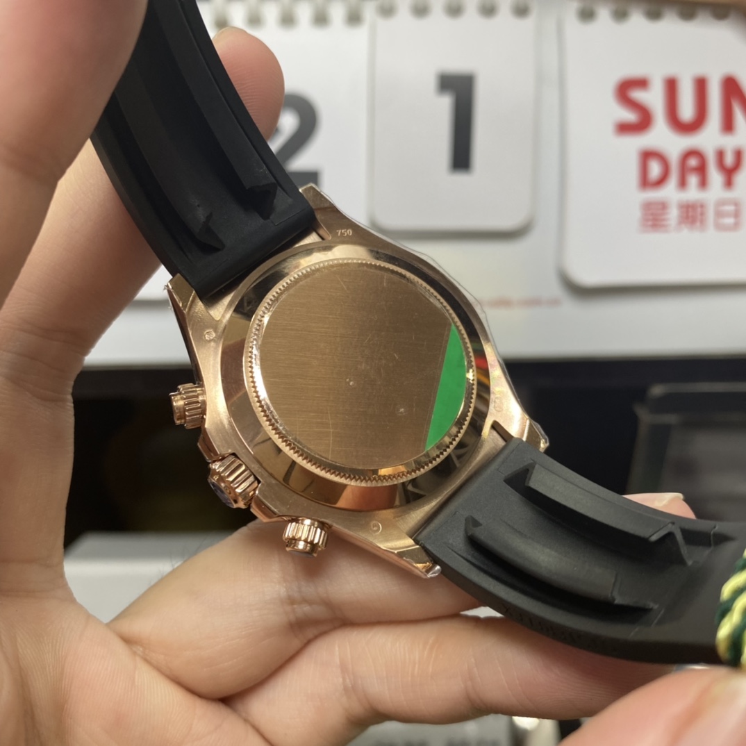 Rolex Cosmograph Daytona Series M116515LN-0041, Rose Gold Case Coffee Dial, 40mm size.