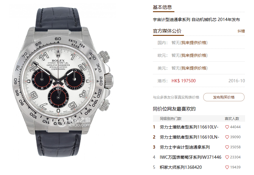 Rolex Cosmograph Daytona Series 116519-L(FC), Platinum Panda Dial White Face Black Bezel Roman Numerals, 40mm size.