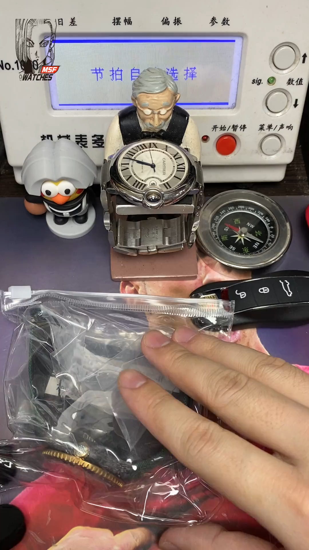 Rolex GMT-MASTER Ⅱ DIW modify diw modify Desert Eagle carbon fiber shell 3186 movement rubber strap