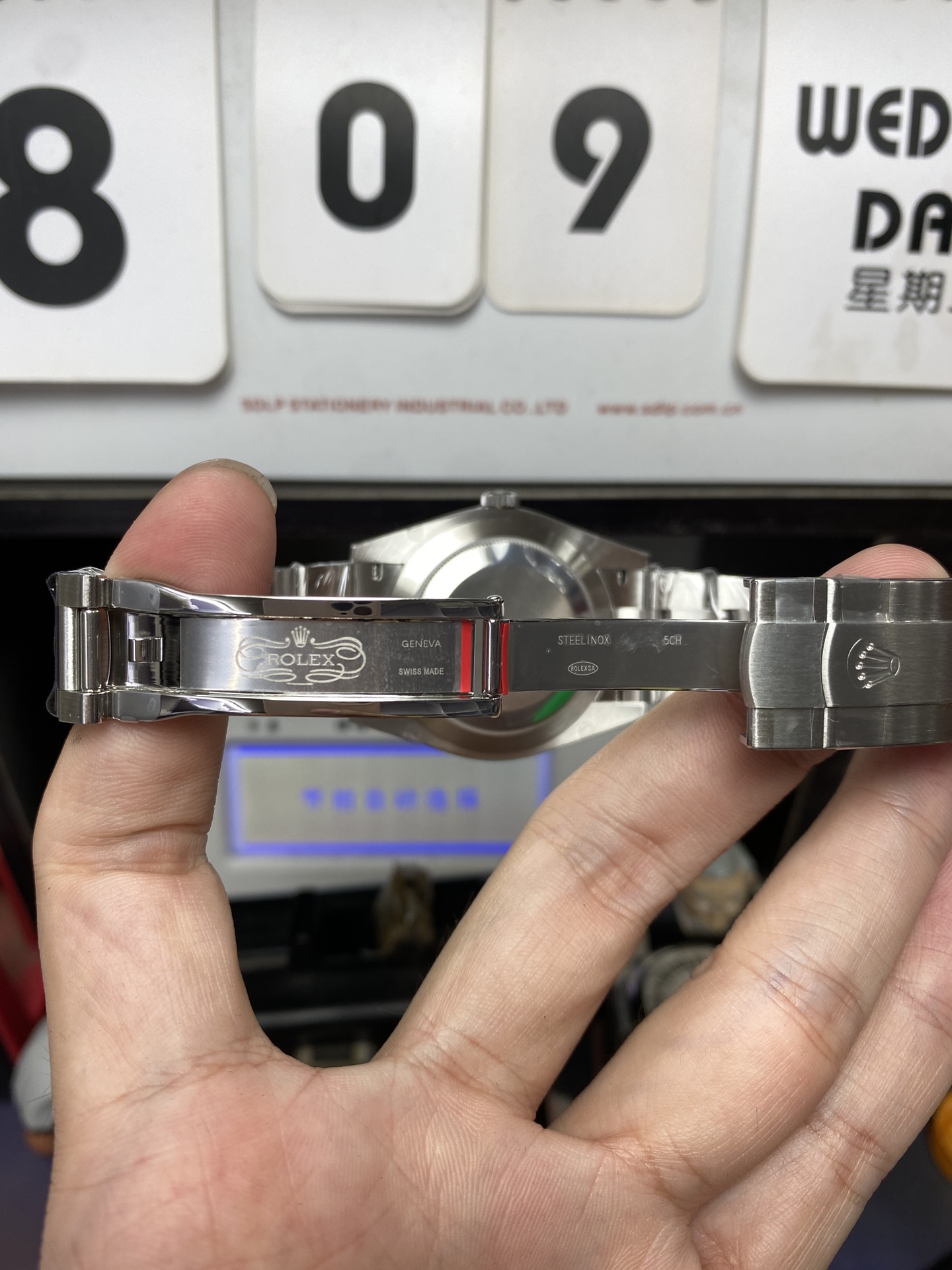 Rolex Oyster Perpetual Series m124300-0006, Tiffany Blue Dial, 41mm Size .