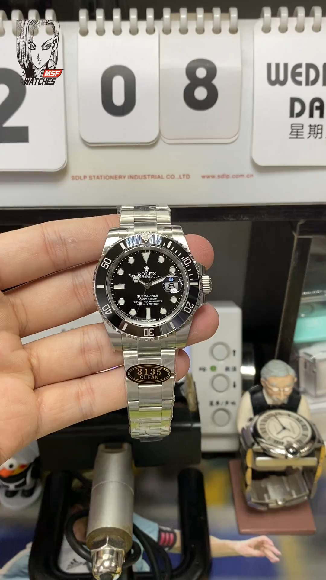 Rolex Submariner Series 116610LN-0001, Black Dial Black Ghost, 40mm size.