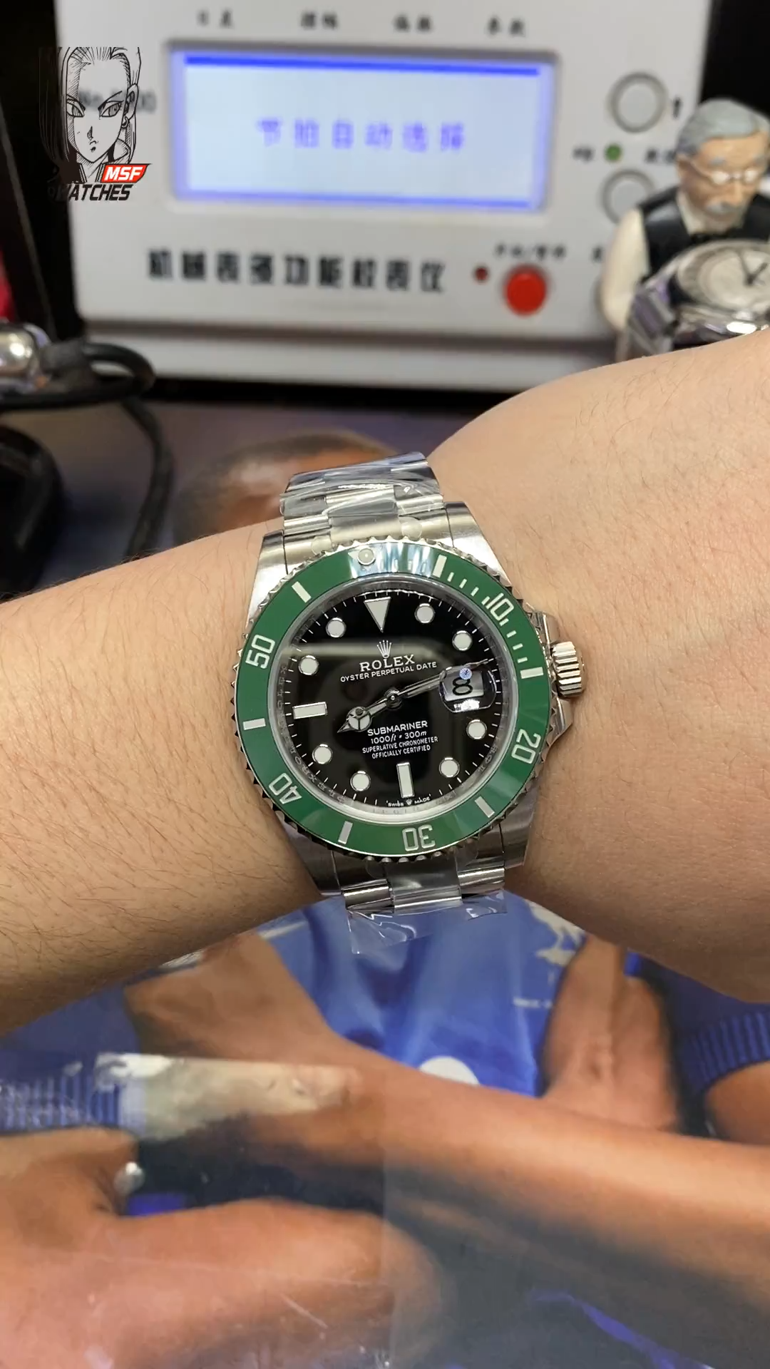 Rolex Submariner Series m126610lv-0002, New Green Hulk 