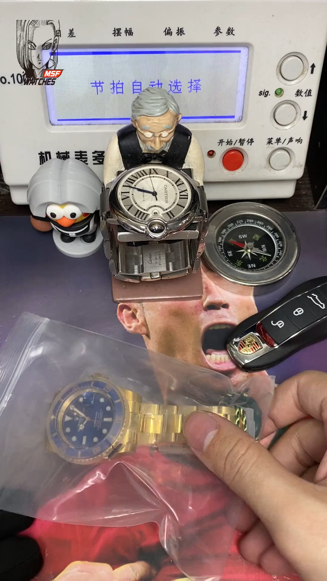 Rolex Submariner Series m126618lb-0002, All-Gold Blue Submariner, 41mm size.