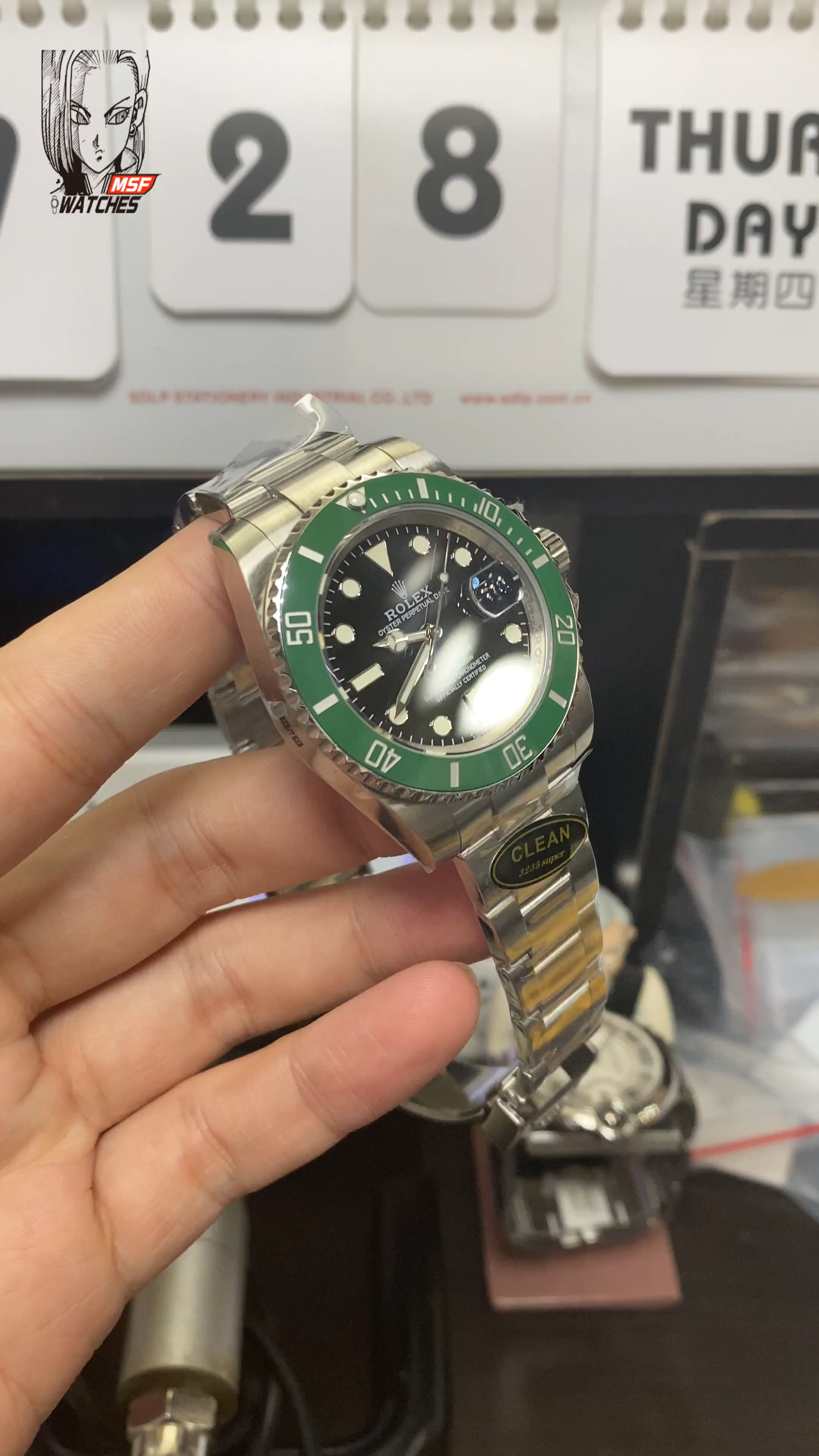 Rolex Submariner Series m126610lv-0002, New Green Hulk 