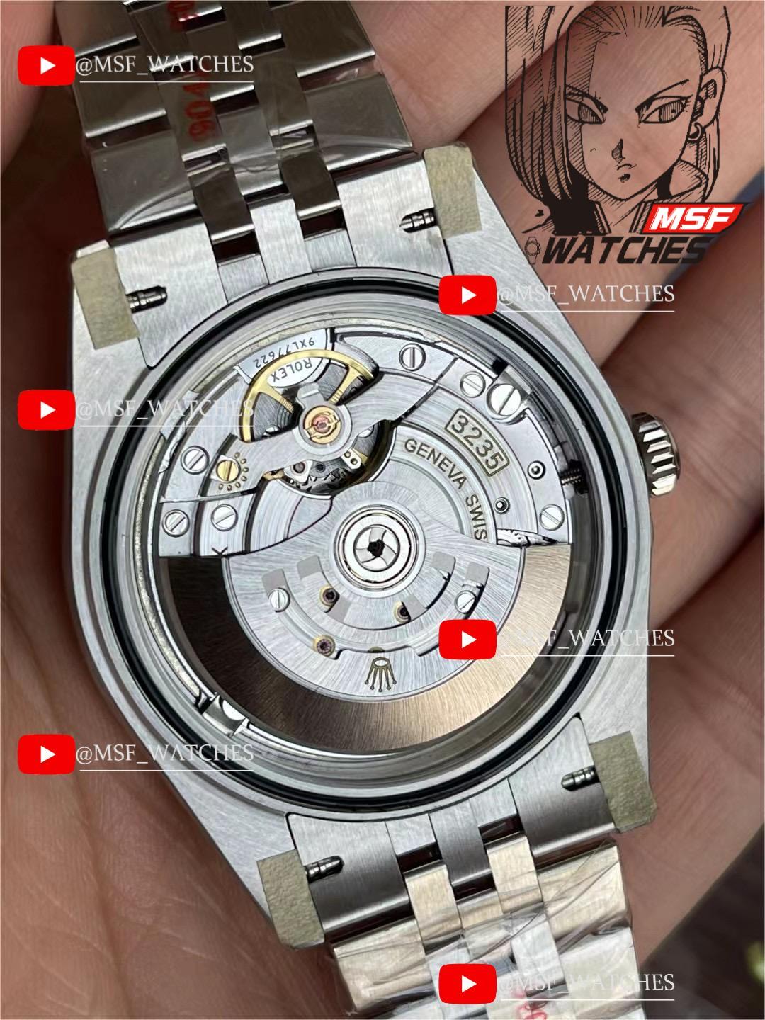 Rolex Datejust Series m126333-0010, Two-Tone Gold Case with Gold Dial, featuring an 18K gold case, 41mm size.