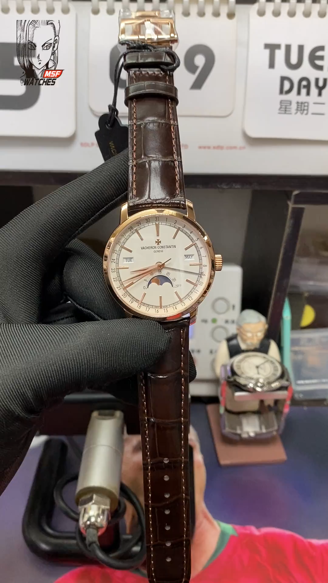 Vacheron Constantin Tradition Collection series 4010T000R-B344, Rose Gold Case White Dial, 41mm Size.