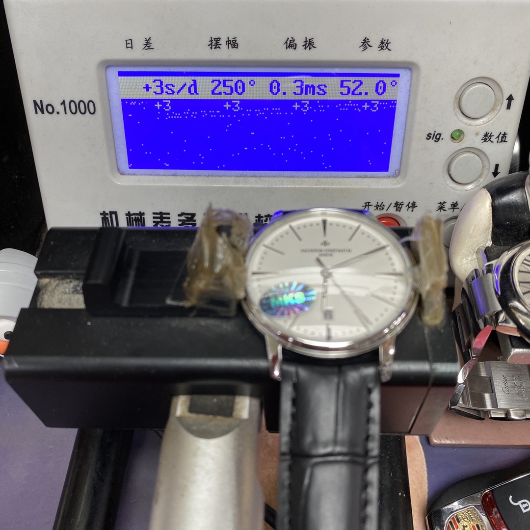 Vacheron Constantin Heritage Collection series 85180000G-9230, White Dial Silver Case High-Quality Same Model as Qi Qiang, 40mm size.