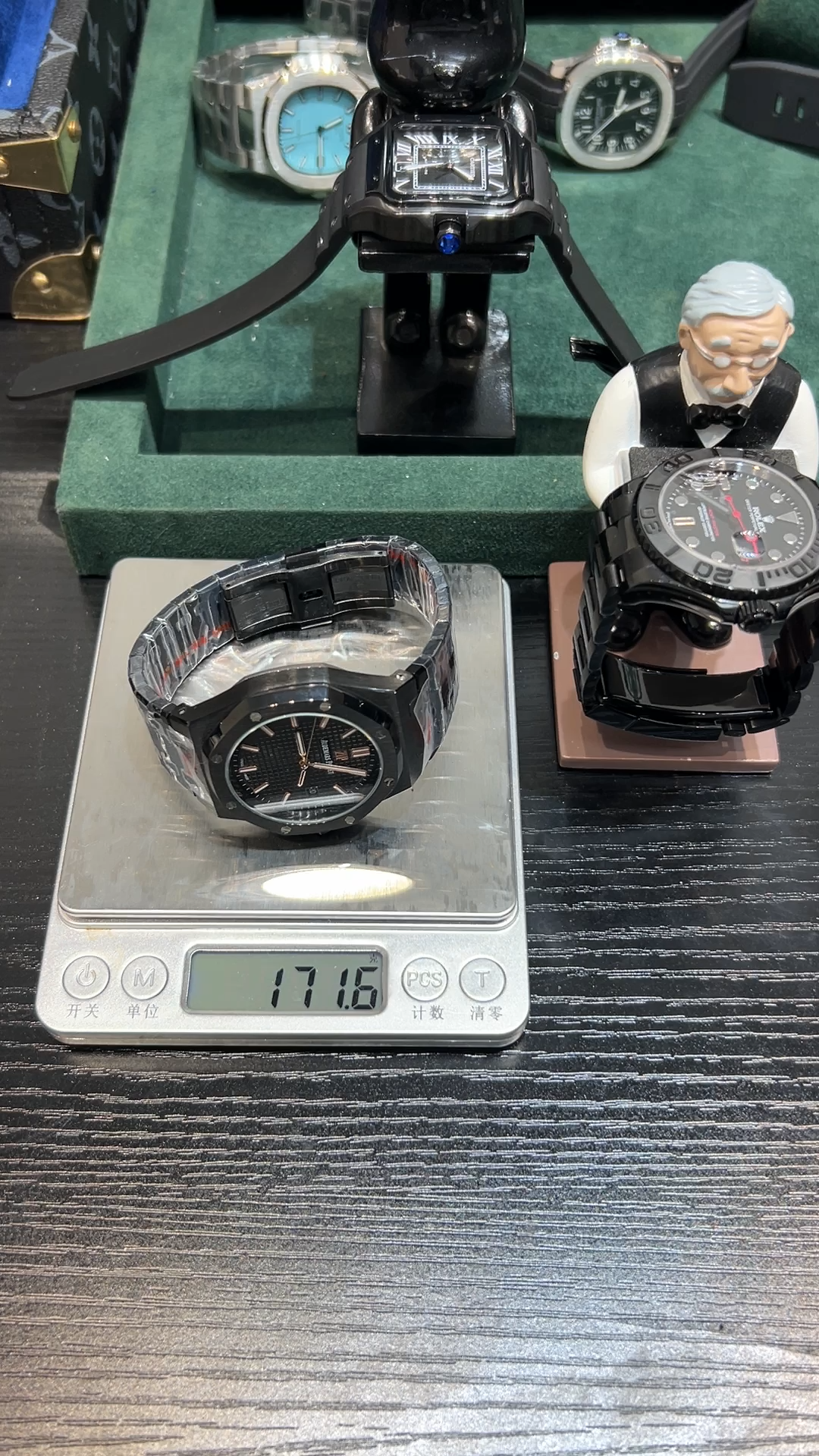 Audemars Piguet Royal oak 15500 all black case BLAKEN modify of 