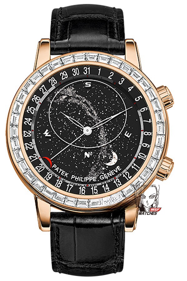 Patek Philippe Complicated Chronograph Series 5396G-011, Black Dial, 44mm size.