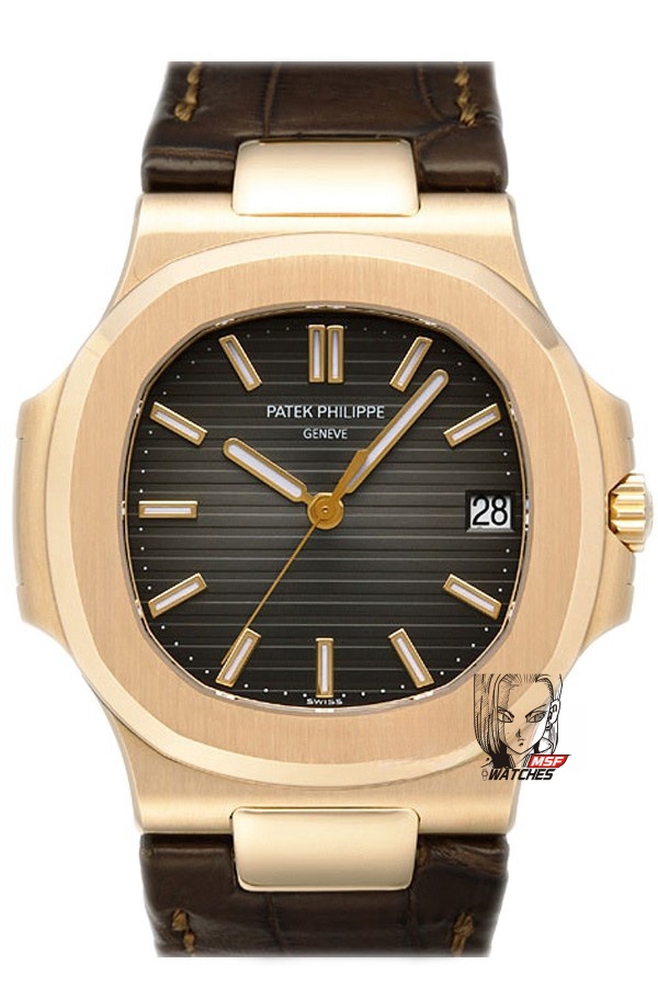 Patek Philippe Nautilus series 5711R, charcoal grey dial, 40mm size.