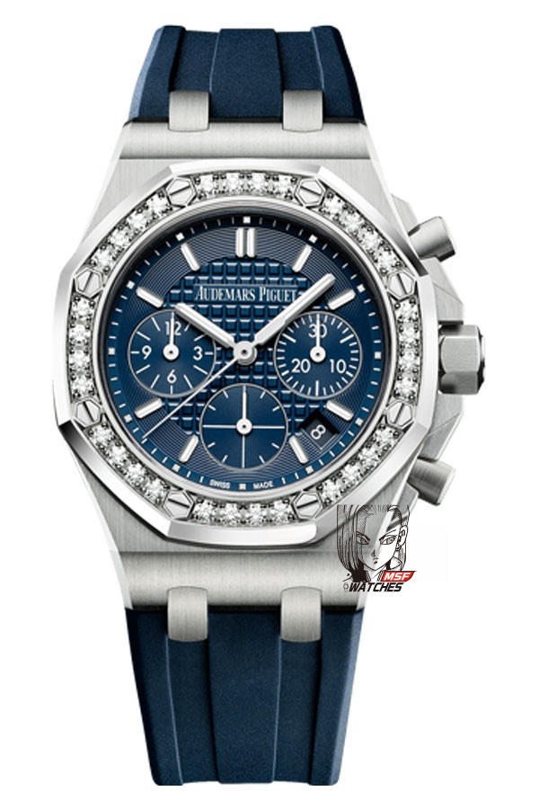 Audemars Piguet Royal Oak Offshore Series 26231ST.ZZ.D027CA.01, Blue Panda Dial, 37mm size.
