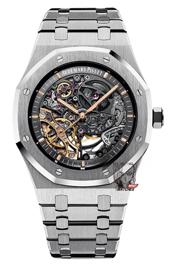 Audemars Piguet Royal Oak Series 15407ST.OO.1220ST.01, Deep Gray dial, 41mm size.