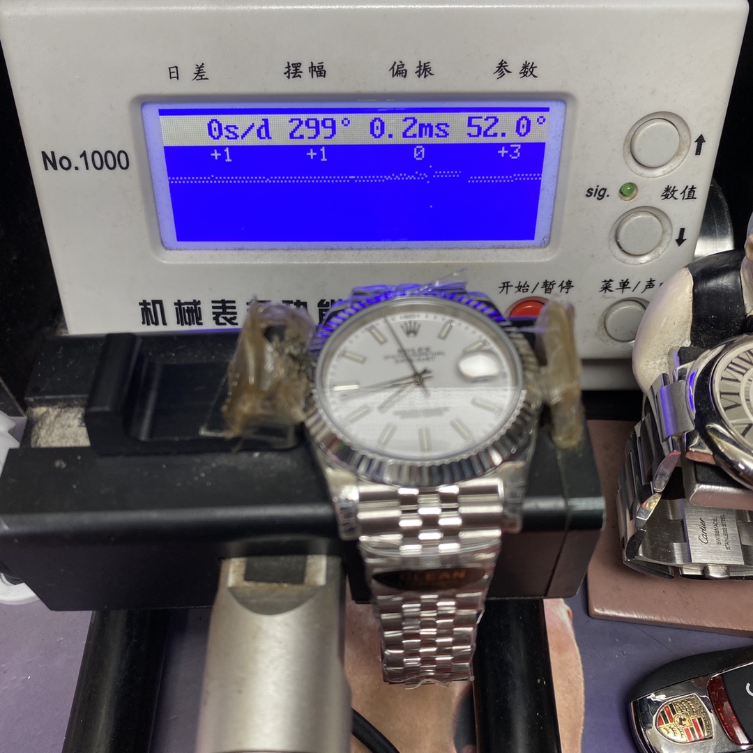 Rolex Datejust series m126334-0010.Silver Dial Five-Piece Link Bracelet,41mmsize