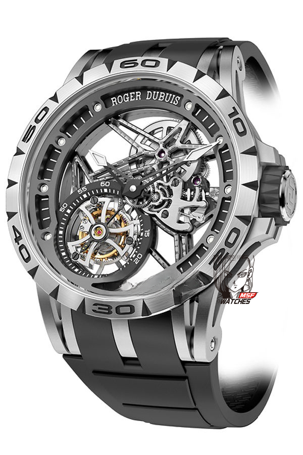 Roger Dubuis Royal Oak Series RDDBEX0479, Black Rubber Strap Titanium Case, 45mm Size.