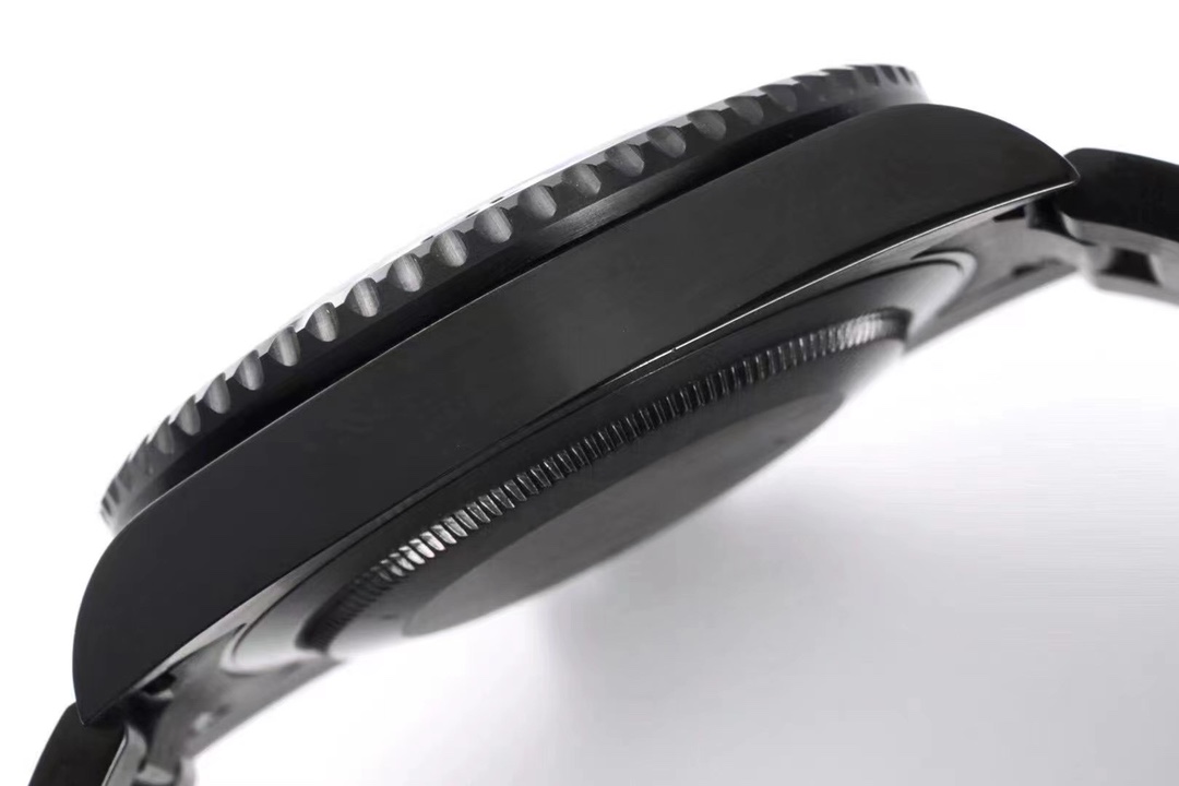 Rolex GMT-MASTER All ceramic CASE with black face and white Bezel, 40MM