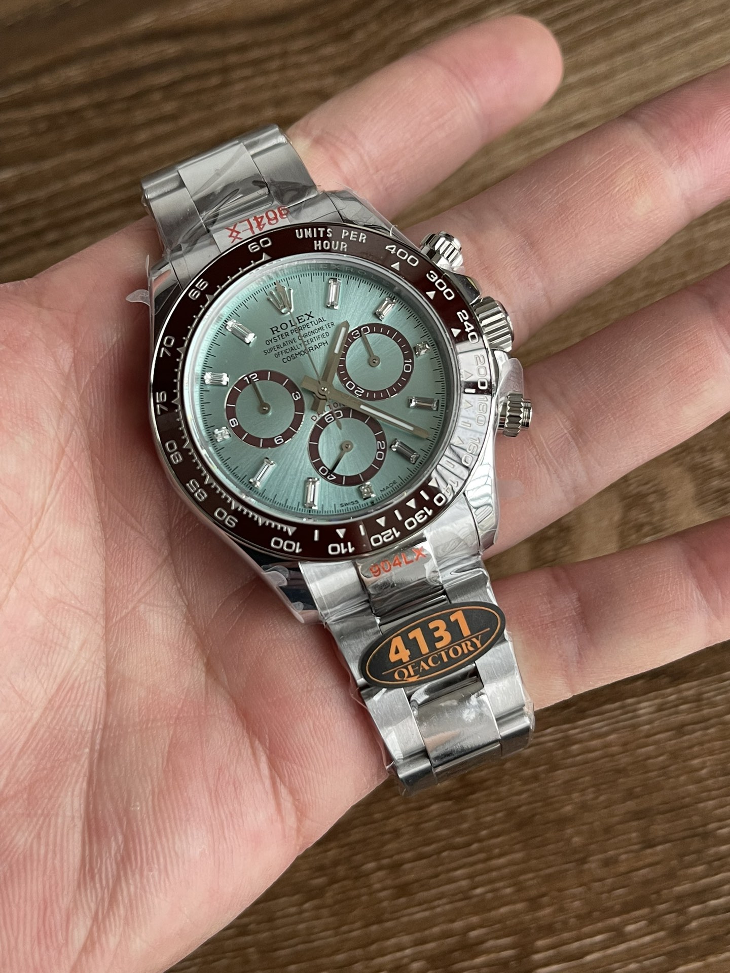 ROLEX DAYTONA 2023 ICE BLUE DIAL.